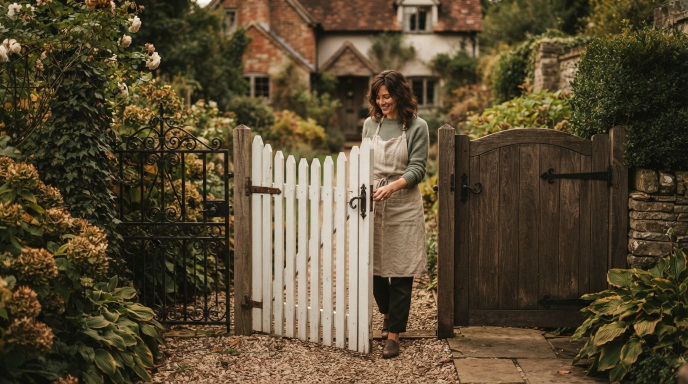 Editorial illustration for Choosing Your Classic Garden Gate: A Comparative Guide