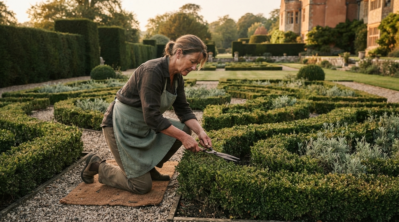 Editorial illustration for How to Design a Formal Garden: A Guide to Knot Gardens and Parterres
