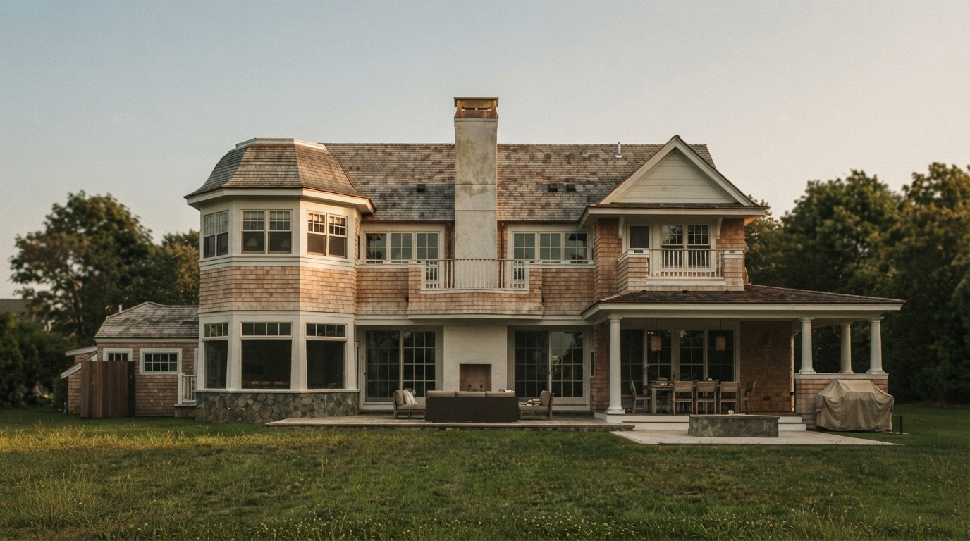 Editorial illustration for How to Identify Shingle Style Architecture