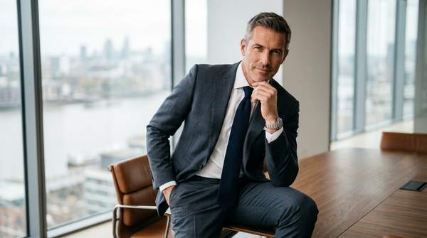 How Woody Wilson's Executive Wardrobe Package Creates Effortless Power for CEOs
