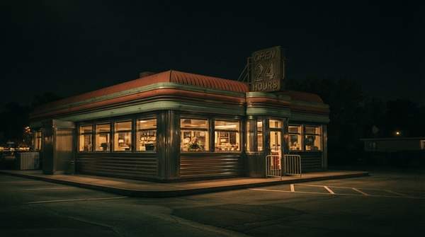 Editorial illustration for Why Diners Look Like Train Cars: The Architectural Journey of an American Icon